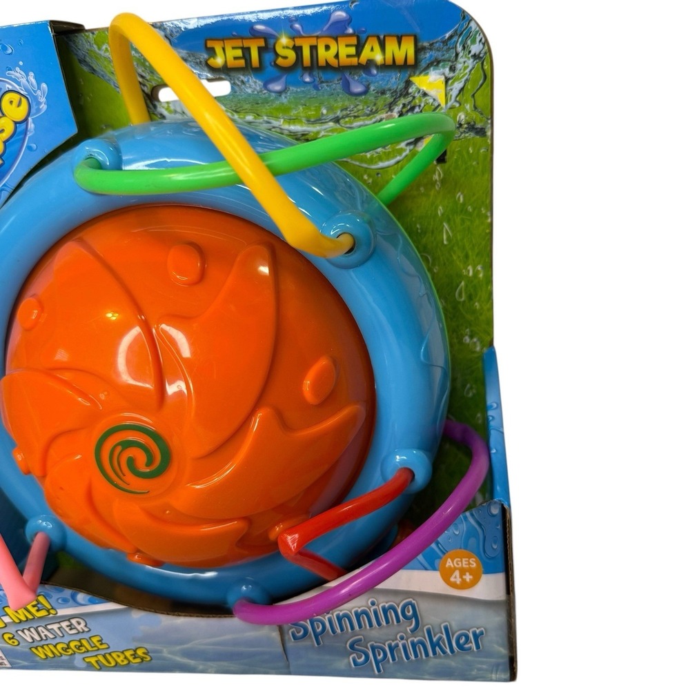 Summer Eclipse Jet Stream Spinning Water Sprinkler With 6 Water Wiggle Tubes NEW - Picture 6 of 7
